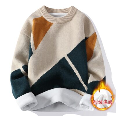 812660 Plush 2022 Winter New Fashion Áo len dày nam-Nhóm File số 56