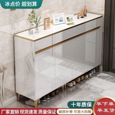 Tủ giày cửa ra vào cửa sát tường giá giày cao cấp mới cửa ra vào hiên tủ đựng giày thay đồ hộ gia đình nhiều lớp