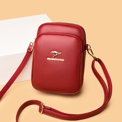 Túi xách nữ mùa hè 2023 túi điện thoại di động mới của phụ nữ phiên bản Hàn Quốc đeo vai túi Messenger bầu không khí đơn giản mẹ chồng túi mẹ