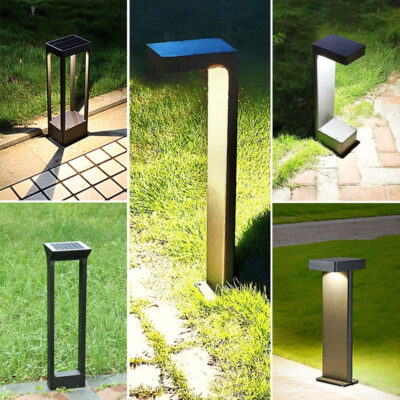 Quảng trường ánh sáng LED thời trang Lawn Ánh sáng sân vườn năng lượng mặt trời mới Công viên Greenway Meadow Villa Ánh sáng cảnh quan cộng đồng