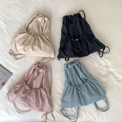 Công Suất Lớn Túi Bé Gái Cao Cấp Cảm Giác Du Lịch Ba Lô Nhẹ Thường Ngày Schoolbag Đám Đông Nhỏ Xếp Ly Túi Đeo Vai Nữ