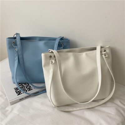 Túi xách nữ sức chứa lớn Hàn Quốc 2023 túi tote lưới màu đỏ hợp thời trang mới túi đeo vai sinh viên đại học phù hợp với tất cả