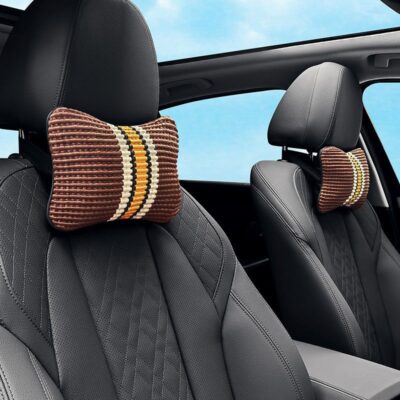 Mùa hè mới băng lụa tựa đầu ô tô thoải mái và thoáng khí ô tô cổ gối tựa đầu ô tô nội thất ô tô cung cấp