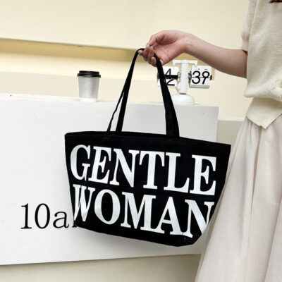 Túi Vải Xu Hướng Thư 2023 Mới Cá Tính Phong Cách Nước Ngoài Túi Xách Thời Trang Sát Nách Túi Đeo Vai Cầm Tay Túi Đi Làm