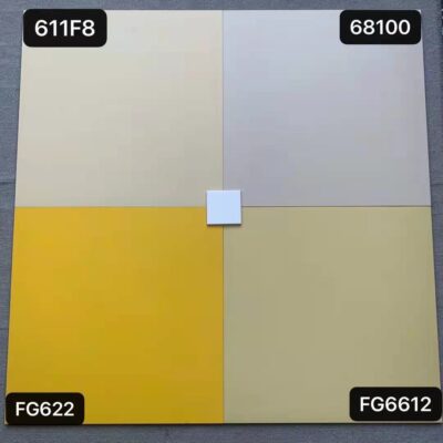 Phật Sơn Gốm Gạch Cổ Gạch 600X600 Đồng Màu Mặt Đất Chống Trơn Trượt Sàn Màu Vàng Xanh Cà Phê Xám