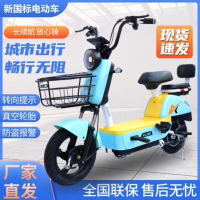 Mới tiêu chuẩn quốc gia xe điện trưởng thành mới xe đạp điện hai bánh xe tay ga chì-axit pin lithium song song xe đạp