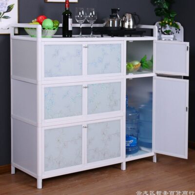 Hợp kim nhôm tủ tủ bếp gia đình tủ bếp tủ bảo quản bữa ăn tủ phụ bếp tủ bếp gas tủ lắp ráp nhiệt