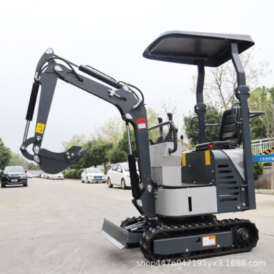Máy đào loại bánh xích vườn nông nghiệp vận hành nhà kính trong nhà dự án máy xúc cho thuê máy xúc nhỏ