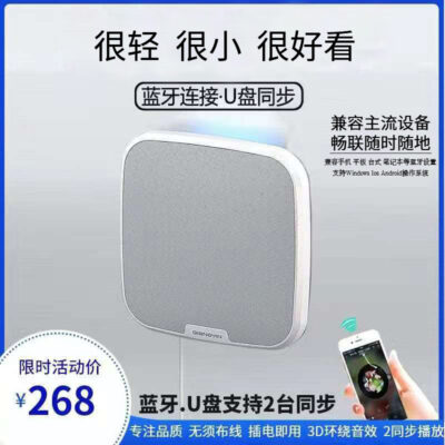 Loa siêu mỏng treo tường USB âm thanh Bluetooth chất lượng cao shop loa âm thanh vòm không dây loa siêu trầm âm thanh Bluetooth