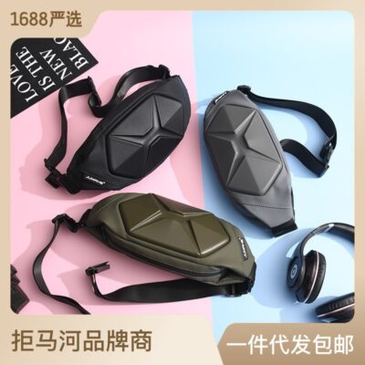 2023 Mới Cứng Đầu Máy Hợp Thời Trang Ngực Túi Túi Thể Thao Nam Cổ Túi Thắt Lưng Nam Ba Lô điểm Lô