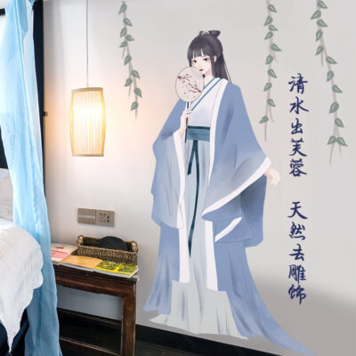 Cổ Dán Tường Dán Tường Phòng Khách Nền Tường Trang Trí Poster Ký Túc Xá Giấy Dán Tường Tự Dán Tranh Treo Tường