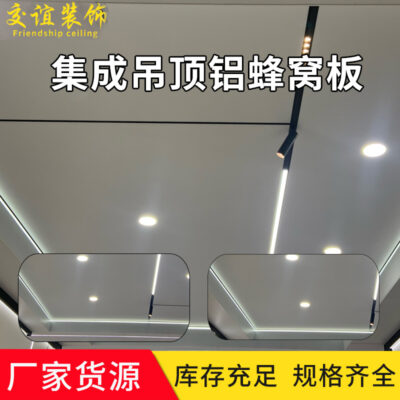 Các nhà sản xuất cung cấp tấm nhôm tổ ong toàn cảnh bảng lớn tích hợp trần tổ ong bảng điều khiển trần trần nhôm trần gusset bán buôn