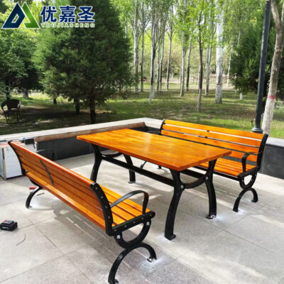 Ghế công viên Khu vực ngắm cảnh Ghế giải trí Các nhà sản xuất Cung cấp Ghế nghỉ Ghế Garden Row Ghế ngoài trời Bàn ghế gỗ bằng thép Ghế cờ vua