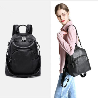 Ba lô nữ Túi đeo vai Châu Âu và Hoa Kỳ Túi nữ thời trang mới Túi đi học Ba lô nữ Đại lý học sinh trung học tham gia