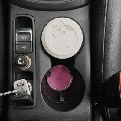 Xe Ô Tô Nạm Kim Cương Nước Coaster Sáng Tạo Nhựa PVC Cao Su Mềm Ô Tô Coaster Lưu Trữ Miếng Lót Xe Ô Tô Nội Thất Xe Hơi Tiếp Liệu