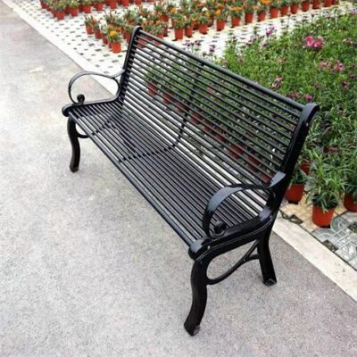 Ghế công viên ghế băng ngoài trời thép không gỉ chống ăn mòn gỗ nhựa ghế bar ghế sắt trạm xe buýt ghế ngoài trời