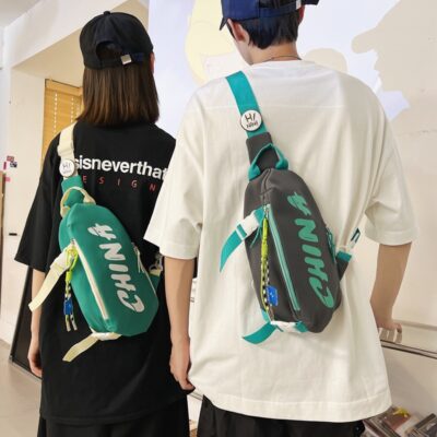 Ins Thương Hiệu Thời Trang Túi Đeo Ngực Nữ Mùa Hè 2023 Thời Trang Mới Đeo Vai Nam Túi Messenger Sinh Viên Dung Tích Lớn Túi