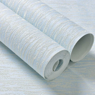 Giấy dán tường dày tự dính phòng ngủ đơn giản 3d tảo cát nền sọc trang trí tường ấm áp giấy dán tường không dệt tự dính