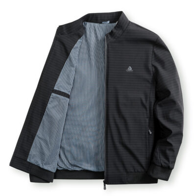 Áo khoác bố mùa xuân và mùa thu áo khoác nam trung niên 2023 quần áo mùa xuân mới cho ông bà trung niên và cao tuổi áo thường