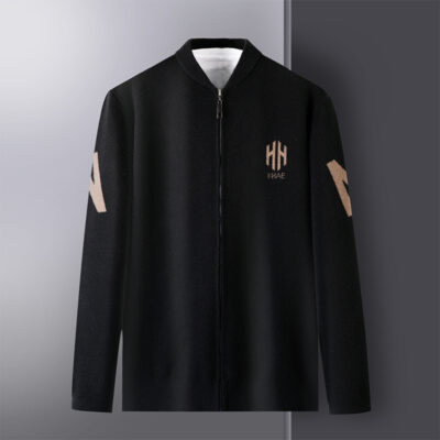 Một thế hệ thanh niên phong cách Hàn Quốc giản dị đồng phục bóng chày áo khoác cardigan đẹp trai đơn giản thời trang mùa thu áo len dệt kim