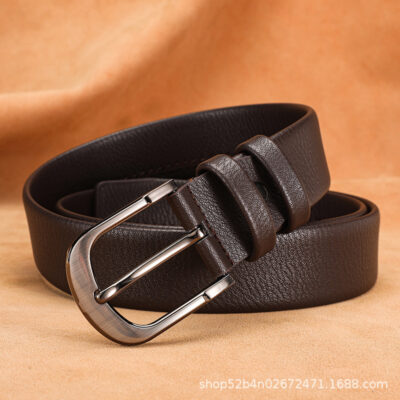 Thắt lưng khóa chốt nam Thời trang Hàn Quốc Thắt lưng đơn giản Phong cách nóng bỏng Thắt lưng nam Thắt lưng quần Nhà sản xuất Bán buôn