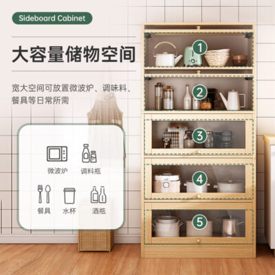 Tủ bếp tủ âm tường hộ gia đình tủ âm tường phòng khách để đồ đơn giản tủ chè tủ âm tường