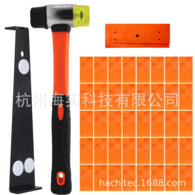 Gỗ Chắc Chắn Sàn Công Cụ Lắp Đặt Gõ Khối Kéo Lại Móc Ngạnh Móc Gõ Tấm Gạch Nylon Gõ Khối