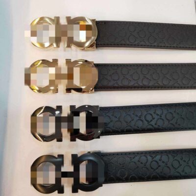 Thắt lưng nam khóa tám ký tự da bò nguyên chất hai lớp cao cấp thắt lưng quần âu hợp thời trang của giới trung niên và giới trẻ Thắt lưng của giới trẻ