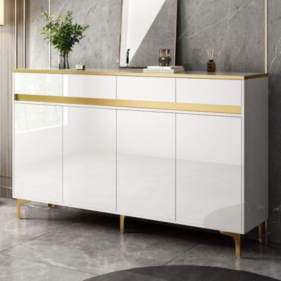 Tủ giày sang trọng nhẹ cửa nhà dung tích lớn mới nhập cảnh trong một tích hợp tủ treo tường tủ đựng giày ban công tủ khóa