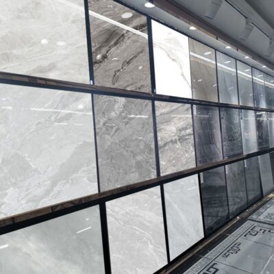 Gạch Ceramic 800800 Phòng Khách Chống Trơn Trượt Chống Mài Mòn Gạch Lát Sàn Phong Cách Châu Âu Lưới Đỏ Lát Sàn