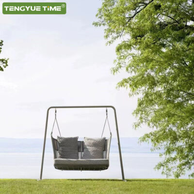 Đu mây ngoài trời xích đu sân vườn ban công ghế mây xích đu đôi sân vườn biệt thự người lớn ghế treo nôi nôi ngoài trời