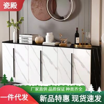 Tủ búp phê kiểu Ý tối giản treo tường tủ để đồ tủ phòng khách đẹp sang trọng tủ lò vi sóng tủ ban công hiên tủ
