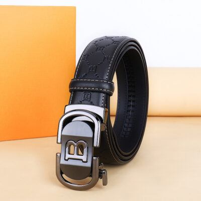 Thắt lưng nam tại chỗ Bán buôn thắt lưng da bò khóa tự động lớp đầu tiên Thắt lưng nam cho thanh niên và trung niên Thắt lưng nam bán hàng trực tiếp tại nhà máy