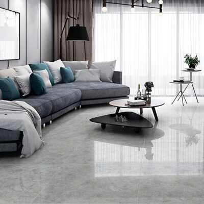 Phật Sơn toàn thân bằng đá cẩm thạch 800x800 gạch phòng khách phòng ngủ biệt thự màu xám gạch lát nền chống trượt gạch lát nền