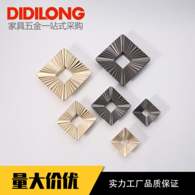 Đèn hiện đại sang trọng cặp tay cầm tủ quần áo tay nắm cửa Bắc Âu hình bán nguyệt bằng đồng màu ngăn kéo tủ đầu giường khóa