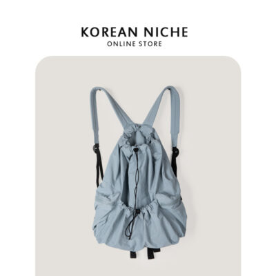 2023 thiết kế ngách mới của Nhật Bản và Hàn Quốc Mori vải nylon dây rút ba lô nữ ba lô du lịch hạng nhẹ