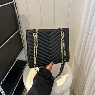 Công Suất Lớn Thời Trang Retro Đi Lại Nữ Dây Chuyền Túi Sát Nách Mùa Hè 2023 Mới Túi Đeo Vai Túi Messenger