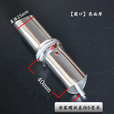 Tay cầm và chân dày dặn phụ kiện cửa kính tay nắm cửa và chân thép không gỉ phần cứng cửa vàng hồng đen titan vàng Meike