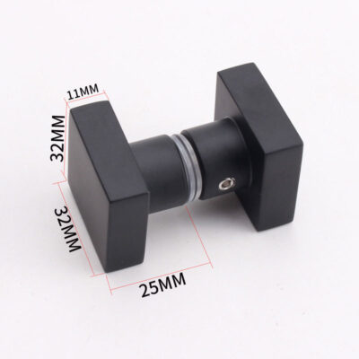 Phụ Kiện Phòng Tắm Cửa Kính 1 Lỗ Tay Cầm Hình Trụ Chắc Chắn Hợp Kim Nhôm Tắm Phụ Kiện Tay Cầm Nhỏ Bán Buôn