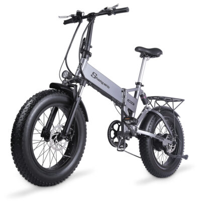 Xe đạp điện Shengmilo 20 inch 4.0 mỡ lốp 48V pin lithium xe điện 1000W xe đạp leo núi