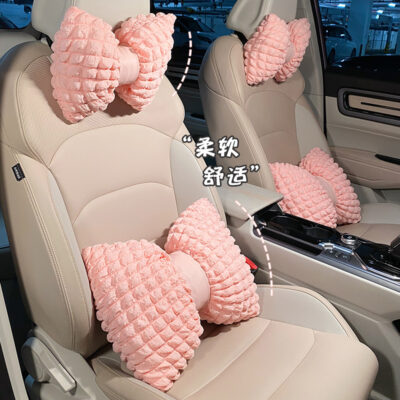 Gối tựa cổ ô tô gối hồng ô tô gối mùa hè bong bóng gai sáng tạo ô tô thắt lưng hỗ trợ trang trí nội thất ô tô