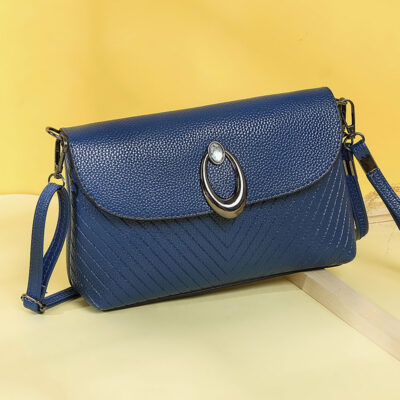 Phiên bản Hàn Quốc của phụ nữ túi đeo vai điện thoại di động Messenger trung niên cầm túi nhỏ PU xu hướng túi đeo vai mới Túi xách nữ thời trang