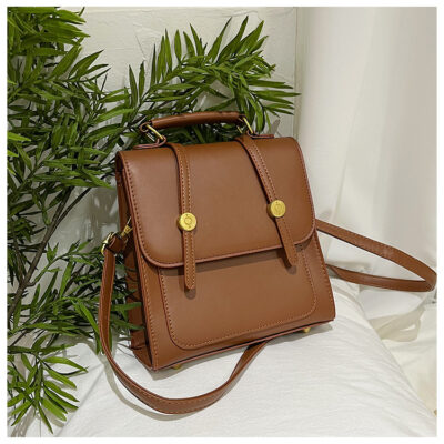 Túi đeo vai nữ 2023 thiết kế thích hợp mới của Pháp thời trang túi đeo vai phong cách đại học đơn giản đa chức năng