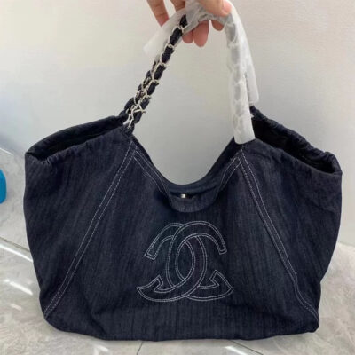 Túi tote denim thông thường có sức chứa lớn túi mua sắm nhỏ có mùi thơm phù hợp với tất cả phụ nữ Túi một vai Messenger Túi đeo sát nách đi làm hợp thời trang