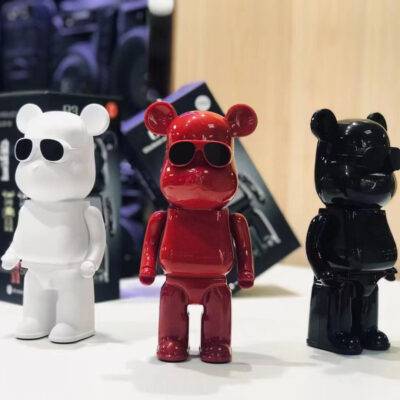 Mới B3 Ít Bạo Lực Gấu Kính Gấu Loa Bluetooth Không Dây Ngoài Trời Tiện Lợi Nối Tiếp Tặng Bass HIFI Sáng Tạo