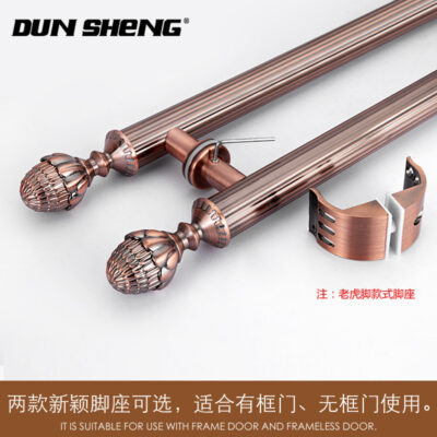 Tay cầm kiểu cổ Khách sạn cao cấp Châu Âu Cửa KTV Tay nắm cửa bằng gỗ bằng đồng Tay nắm cửa kính bằng thép không gỉ