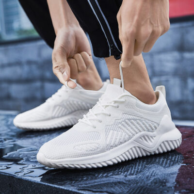 Giày Nam Mới Xuyên Biên Giới Cực Lớn Size 46 Size 47 Size 48 Giày Thể Thao Cặp Đôi Lưới Thoáng Khí giày Chạy Bộ Thường Ngày