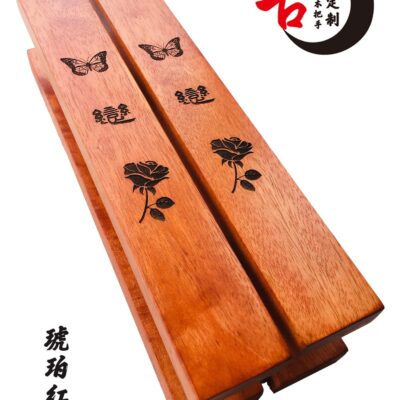 Bán buôn tay nắm cửa kính LOGO phong cách Trung Quốc tay cầm bằng gỗ chắc chắn cửa hàng cửa kính tay cầm bằng gỗ chữ tay nắm cửa bằng gỗ