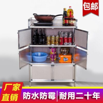 Tủ inox tủ bếp tủ búp lắp ráp đơn giản tủ rau cho thuê phòng để đồ tủ bộ đồ ăn tủ để đồ