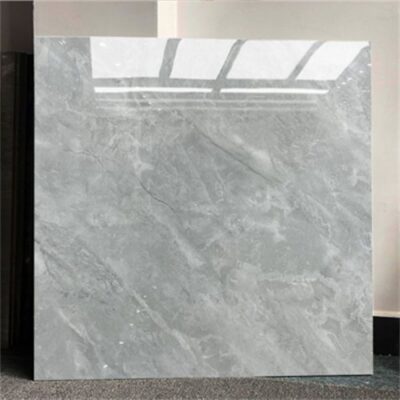 Quảng Đông Shan gạch 800800 gạch lát nền tráng men màu xám gạch lát nền chống trượt toàn thân bằng đá cẩm thạch 600600